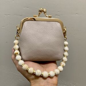 Handmade Genuine Premium Leather Kisslock wallet/Wristlet/Coin purse